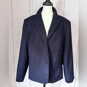 NWOT Giorgio Sant’ Angelo Women’s Black Jacket Blazer Suit  18W